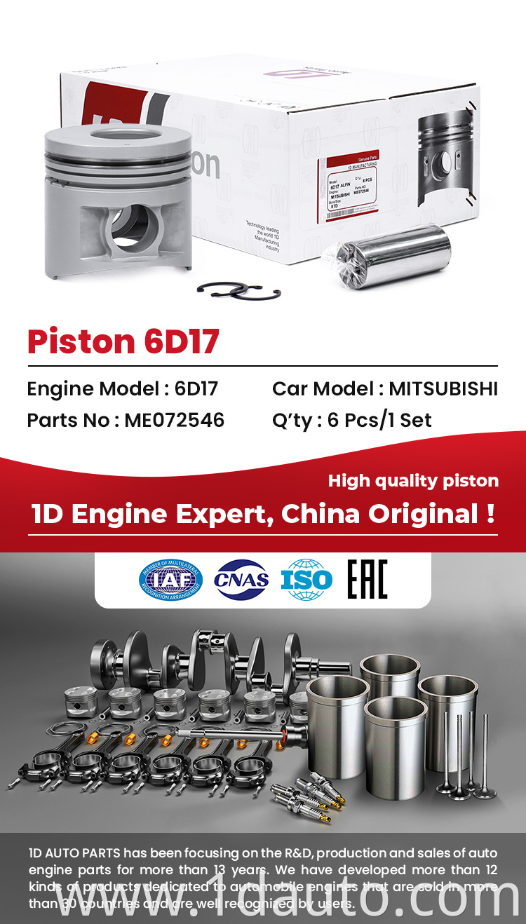 AUTO PARTS Engine PISTON for MITSUBISHI 